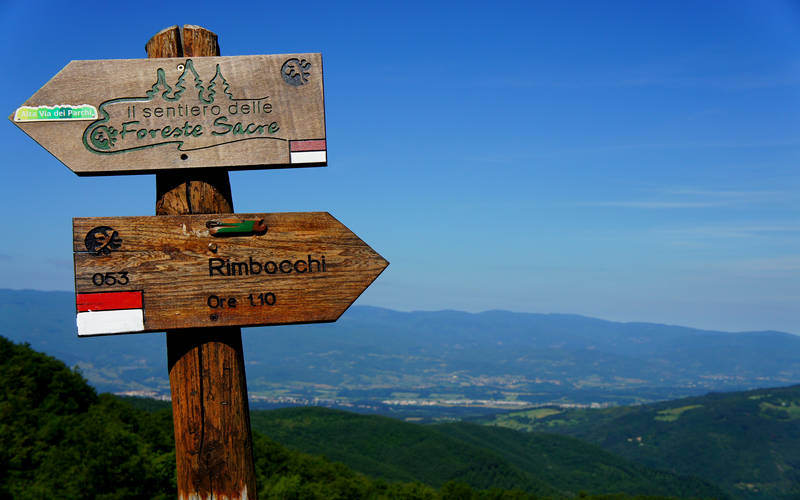 Cammino di Assisi, Biforco Rimbocchi
