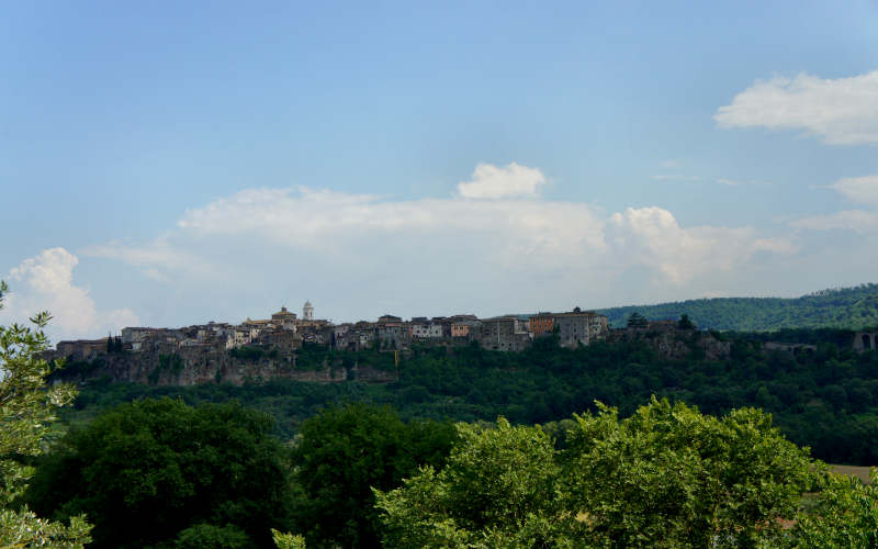 Via Amerina, Orte