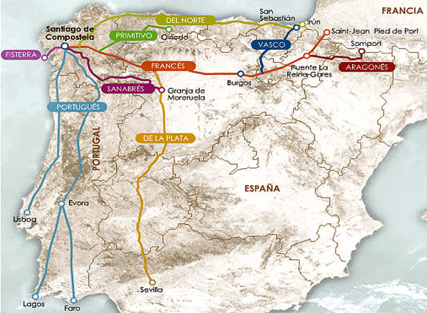 Los Caminos de Santiago - i Cammini di Santiago